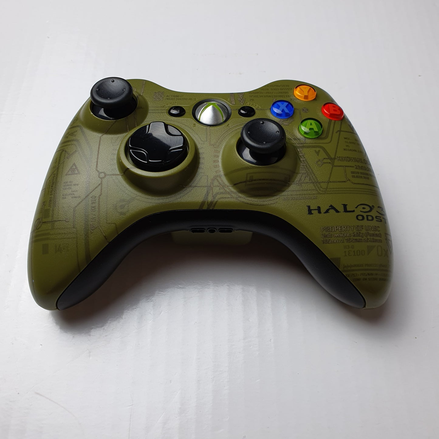 Official Microsoft Xbox 360 Limited Edition 'Halo 3: ODST' Wireless Controller