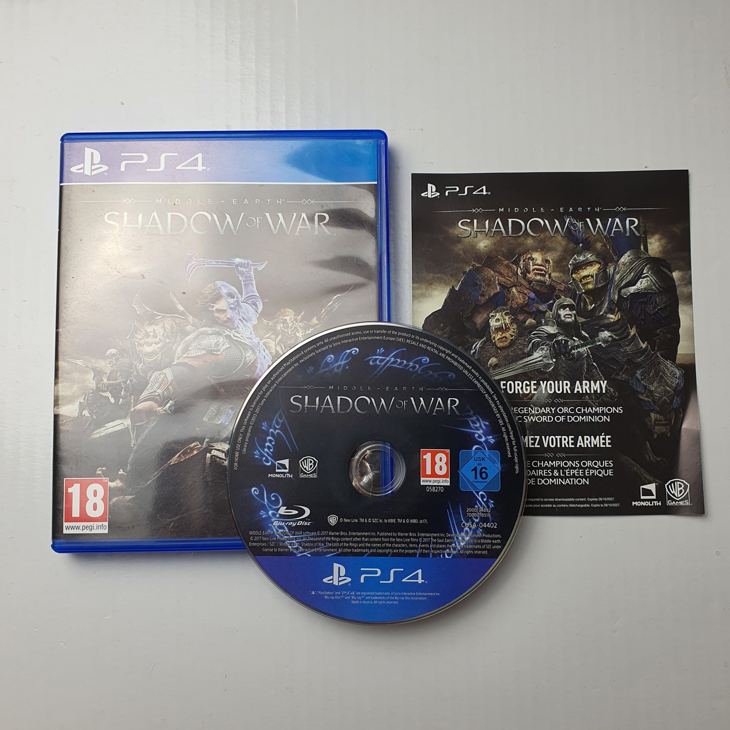 Middle-Earth: Shadow of War | PlayStation 4 PS4
