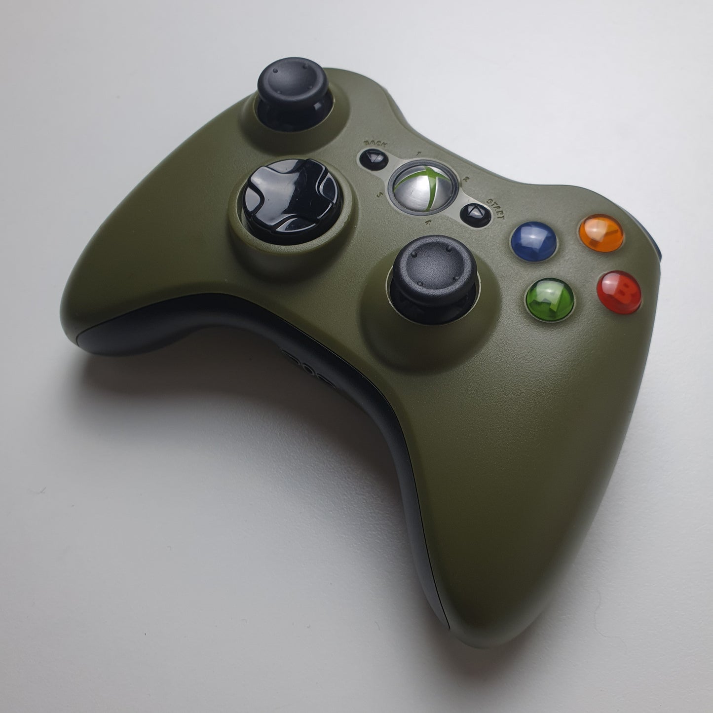 Official Microsoft Xbox 360 Wireless Army Green Controller