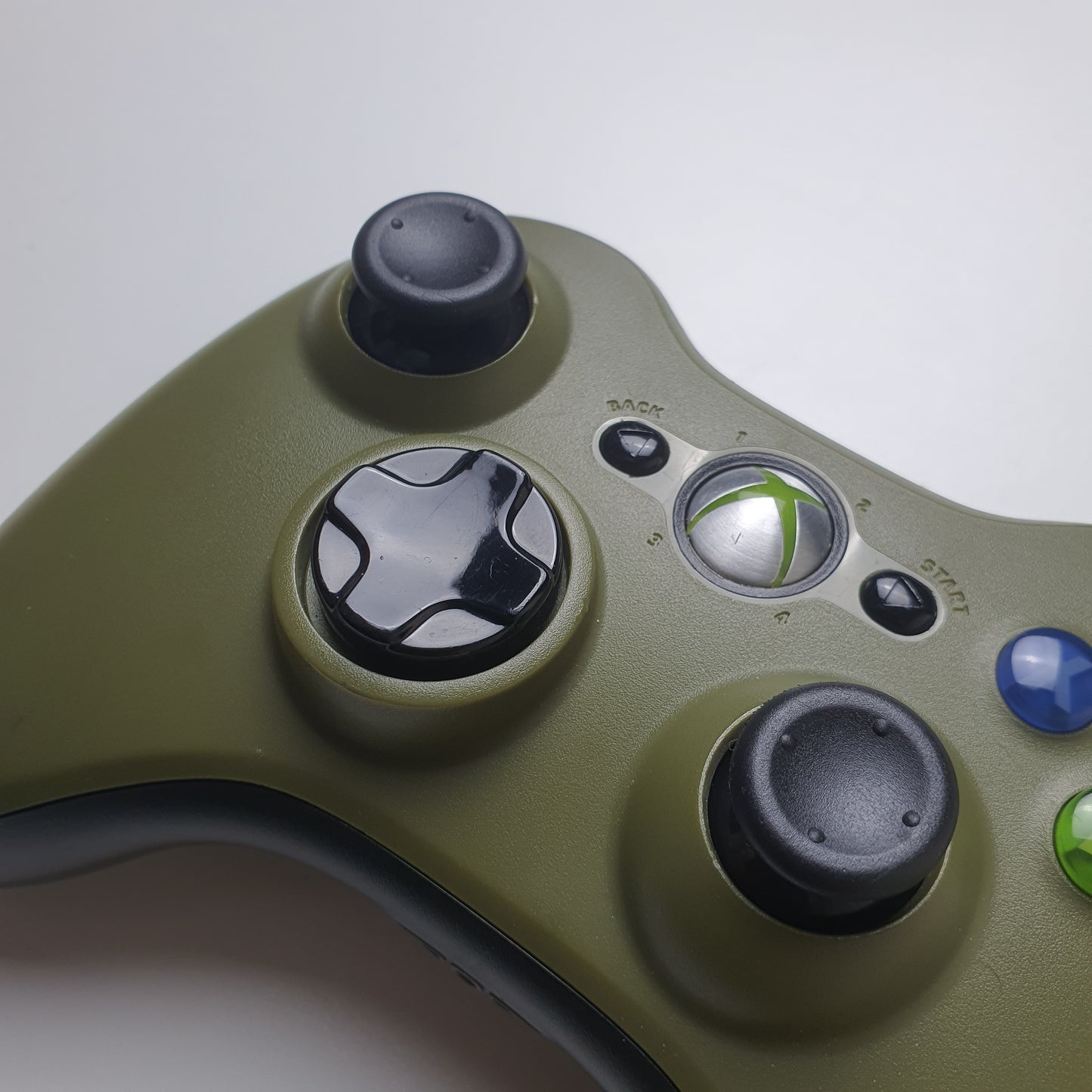Official Microsoft Xbox 360 Wireless Army Green Controller