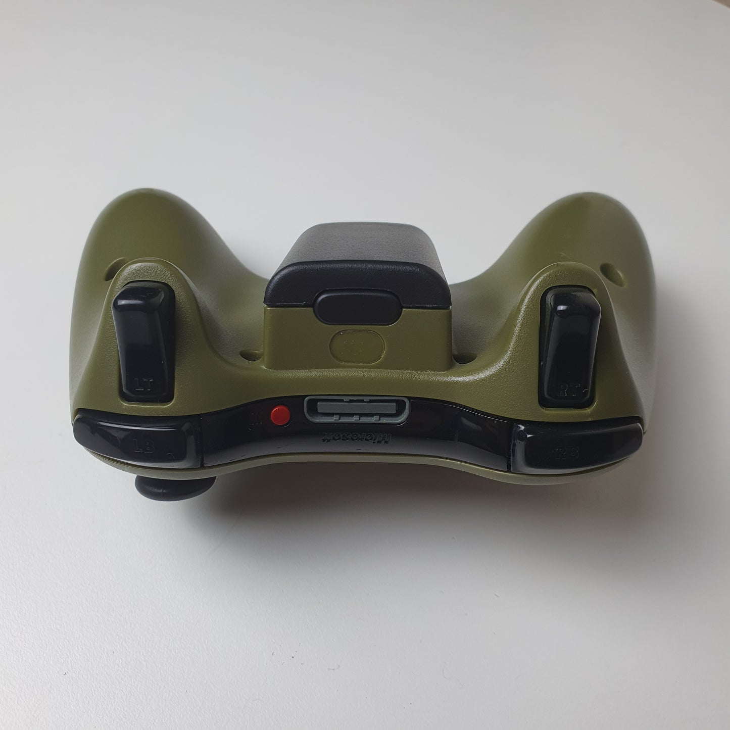 Official Microsoft Xbox 360 Wireless Army Green Controller