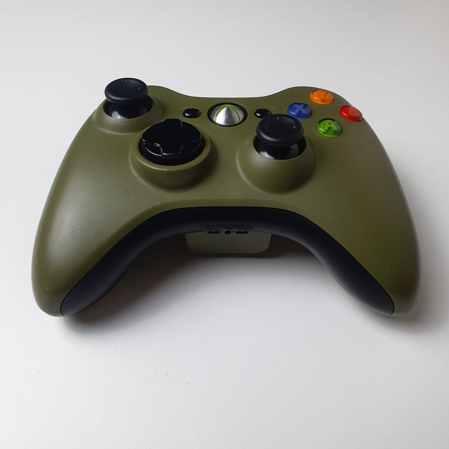Official Microsoft Xbox 360 Wireless Army Green Controller