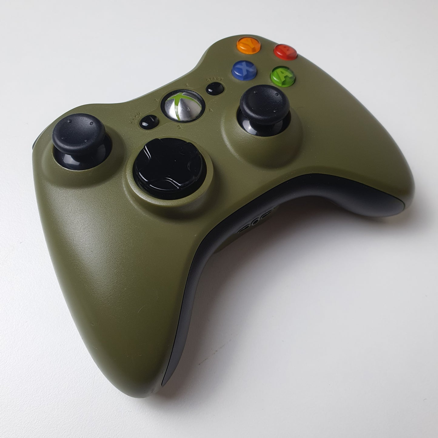 Official Microsoft Xbox 360 Wireless Army Green Controller