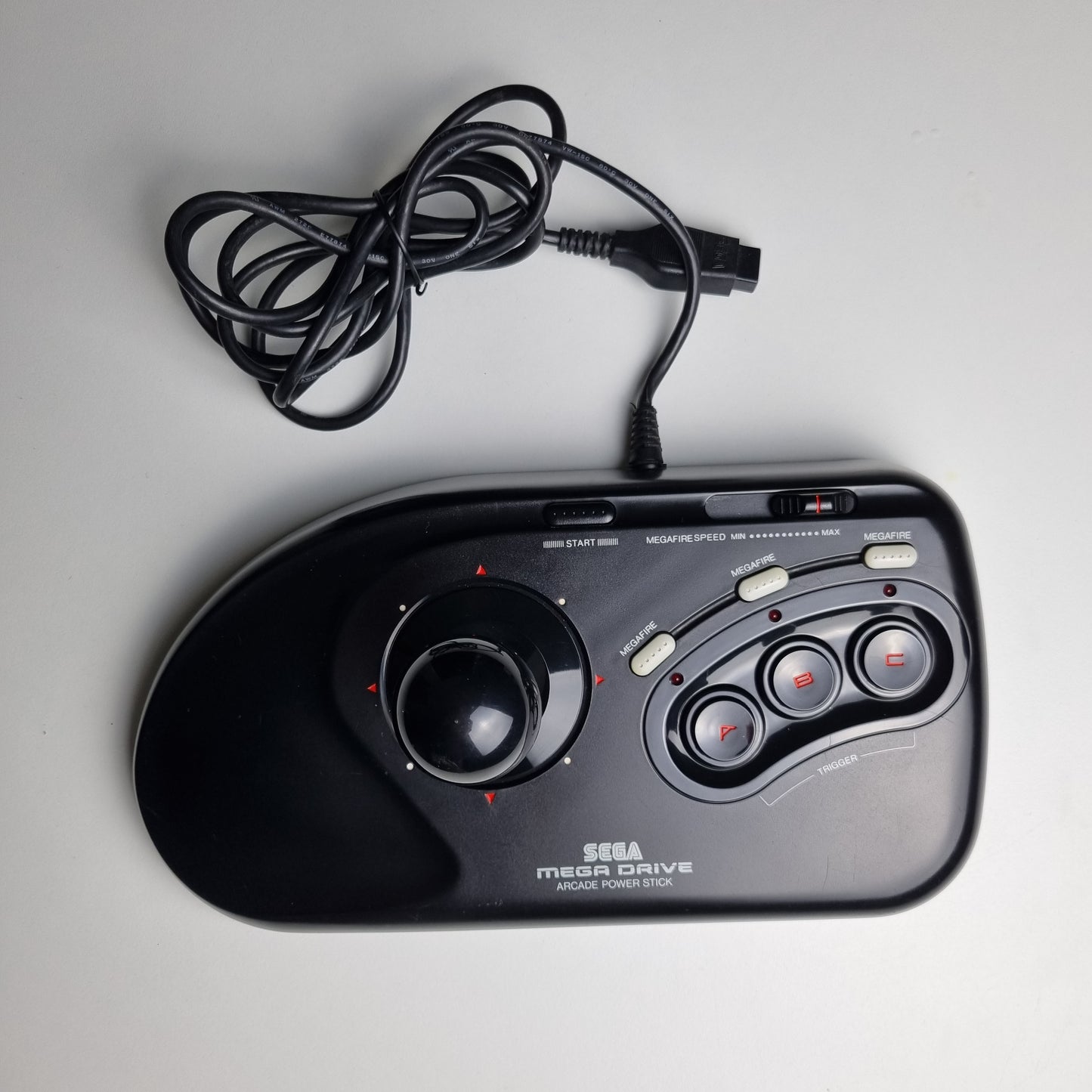 Official Sega Mega Drive Arcade Power Stick Wired Black Controller