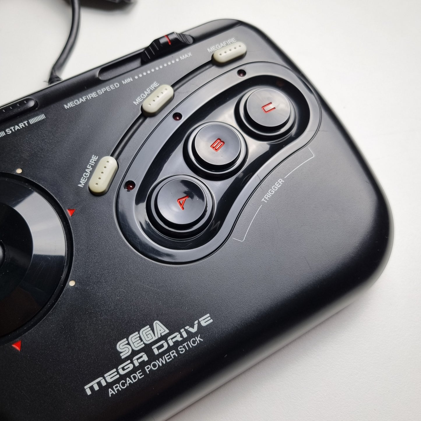 Official Sega Mega Drive Arcade Power Stick Wired Black Controller