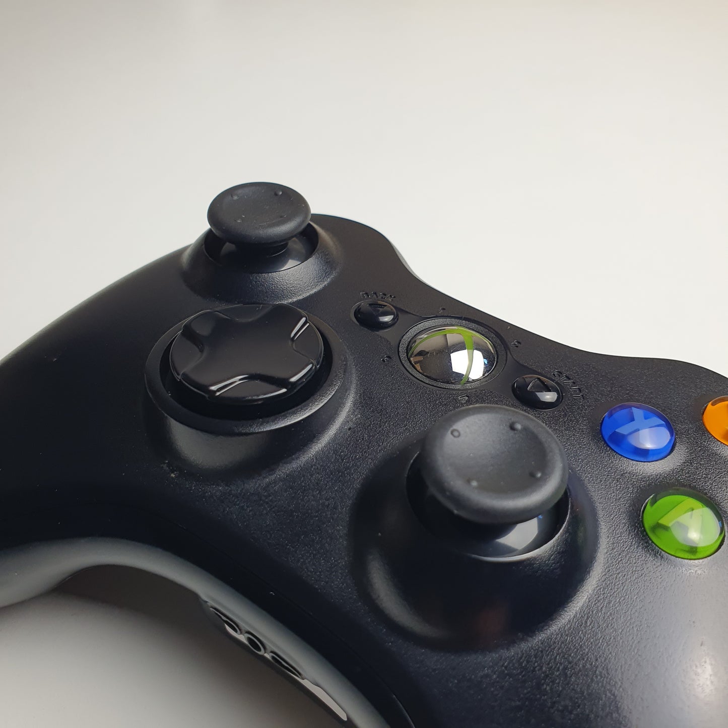 Official Microsoft Xbox 360 'S' Black Wireless Controller
