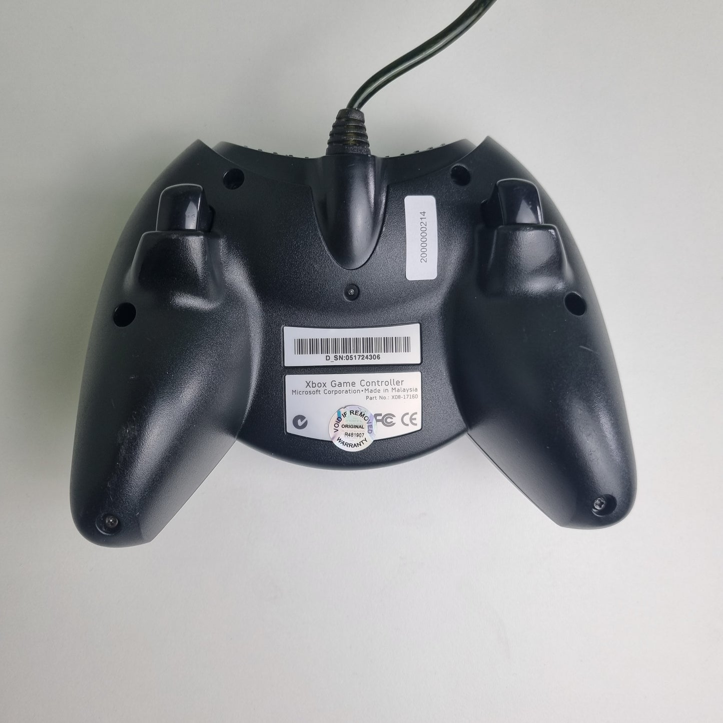 Official Microsoft Xbox (Original) 'Duke' Wired Black Controller w/ Breakaway Cable
