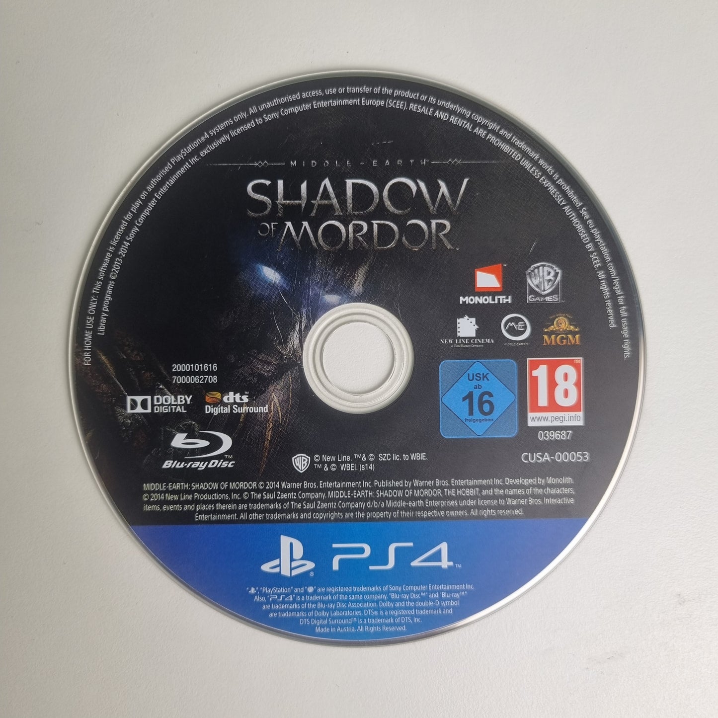 Middle-Earth: Shadow of Mordor | PlayStation 4 PS4