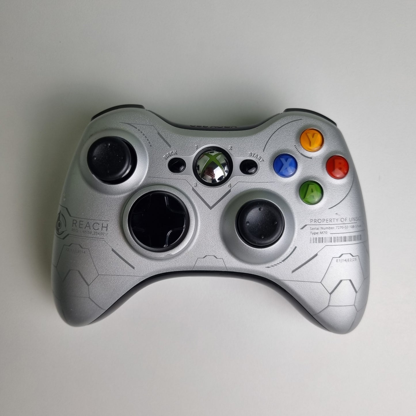 Official Microsoft Xbox 360 Limited Edition 'Halo: Reach' Wireless Controller