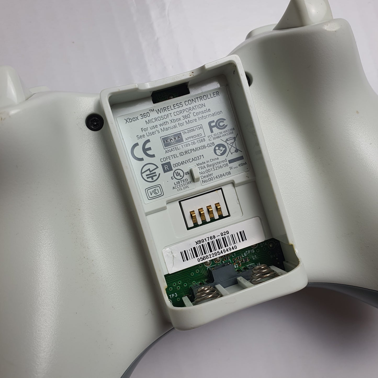Official Microsoft Xbox 360 Wireless White Controller