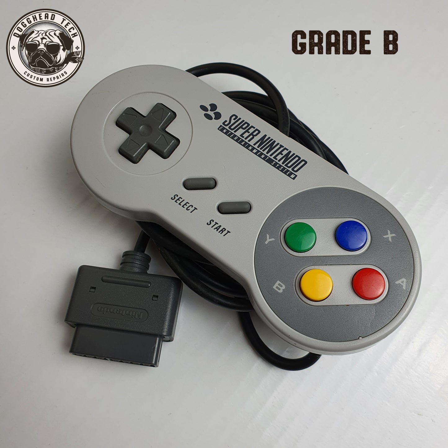Official Super Nintendo SNES Grey Controller