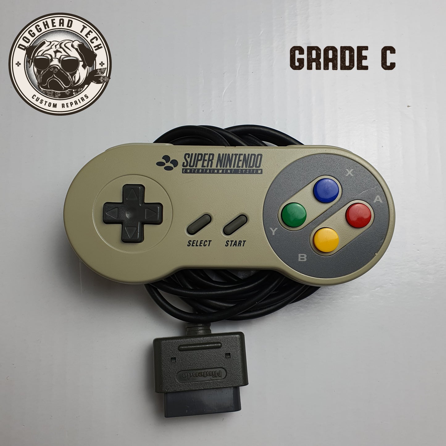 Official Super Nintendo SNES Grey Controller
