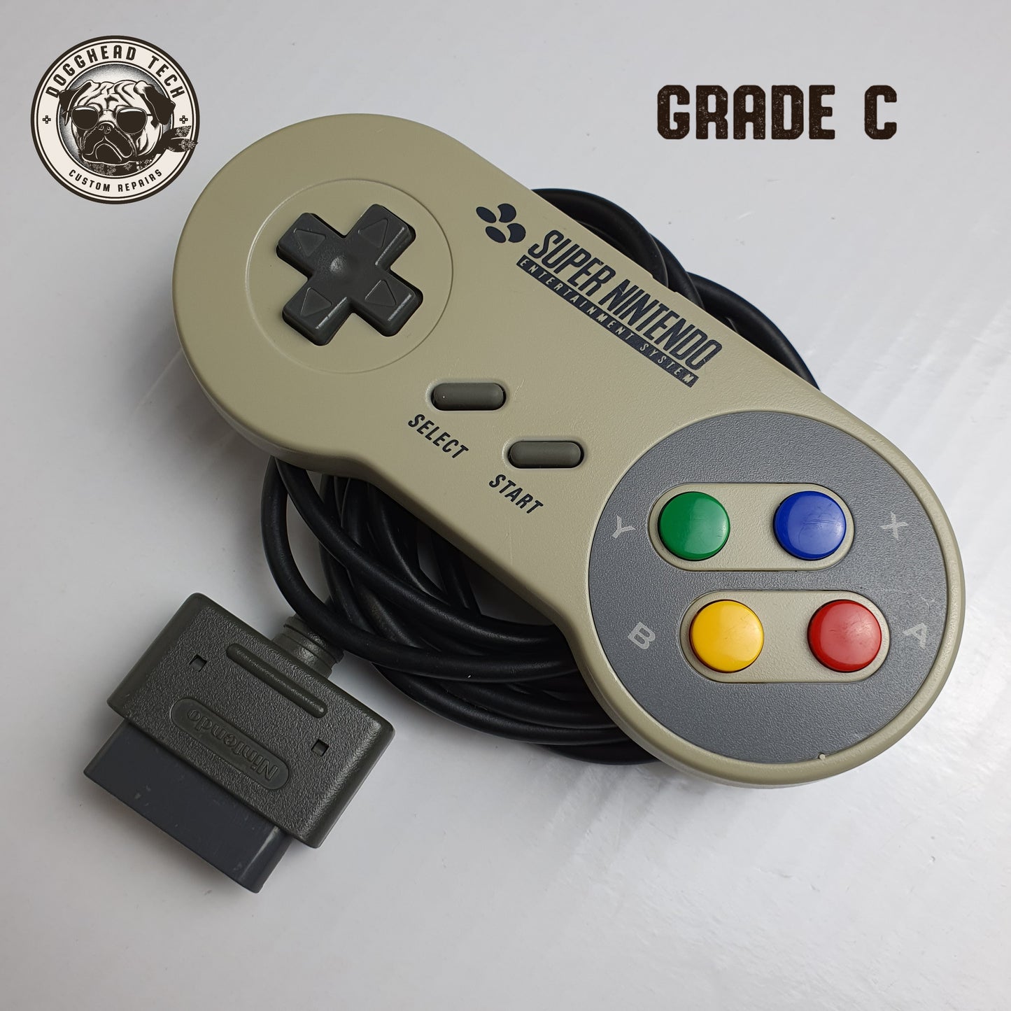 Official Super Nintendo SNES Grey Controller