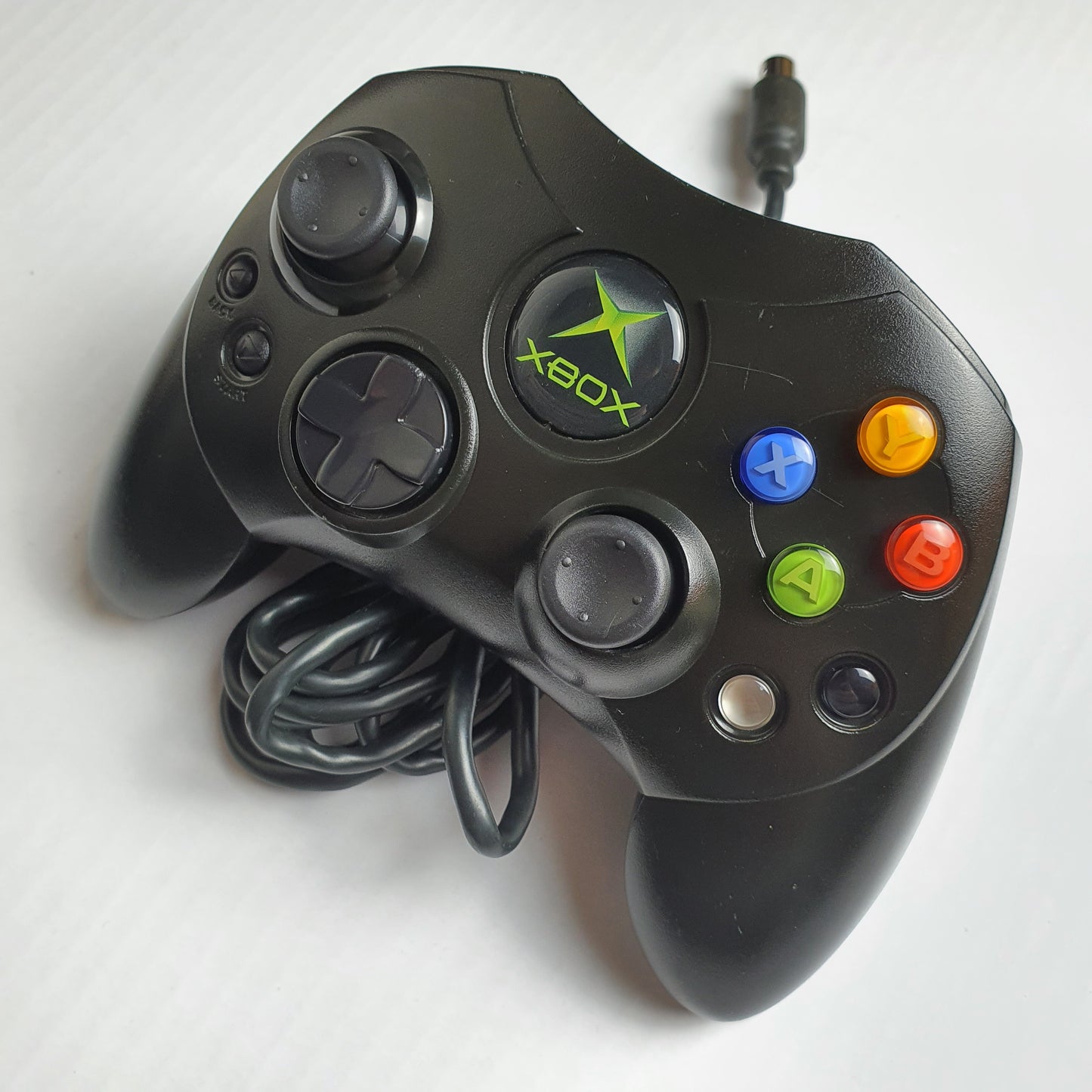 Official Microsoft Xbox (Original) S Wired Black Controller