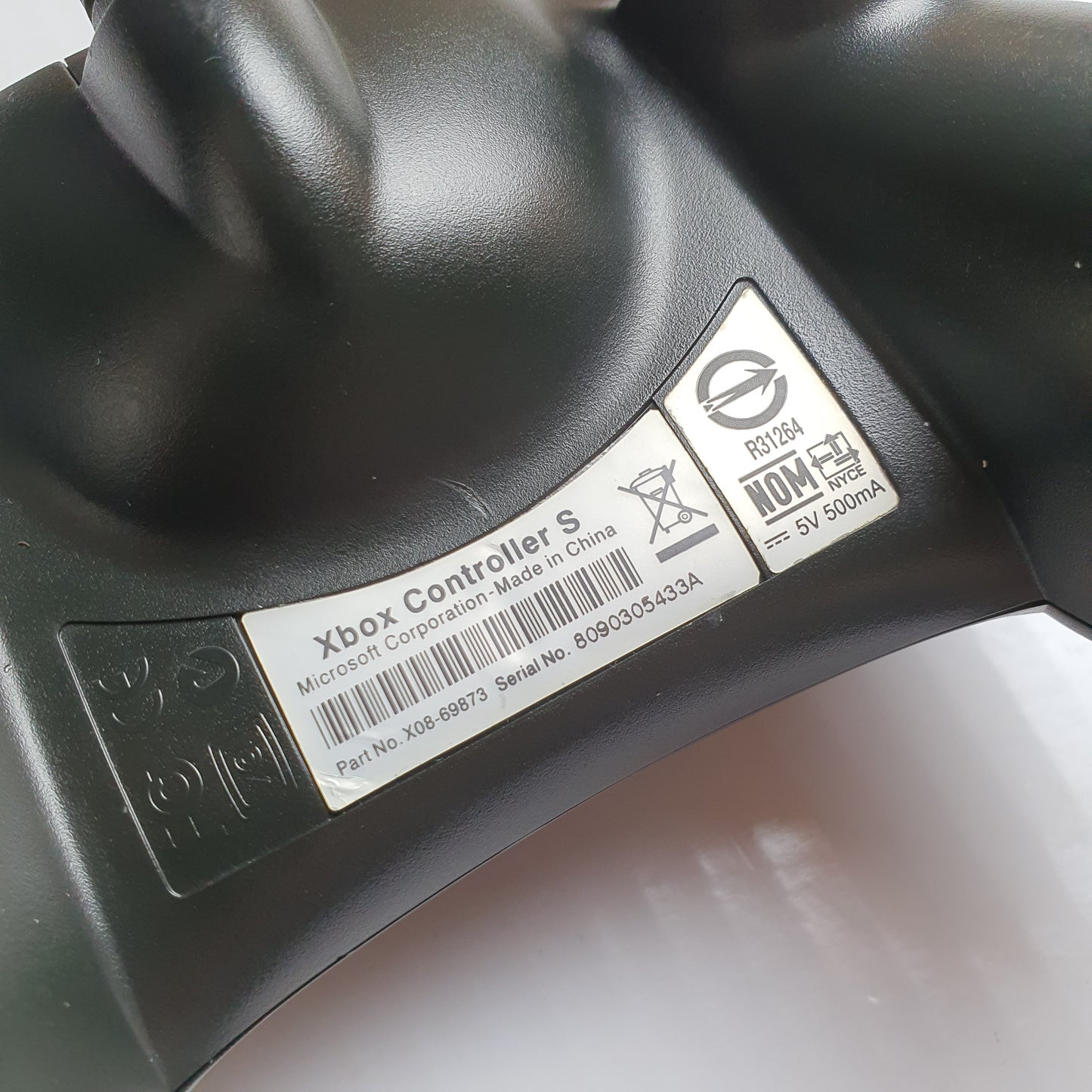Official Microsoft Xbox (Original) S Wired Black Controller