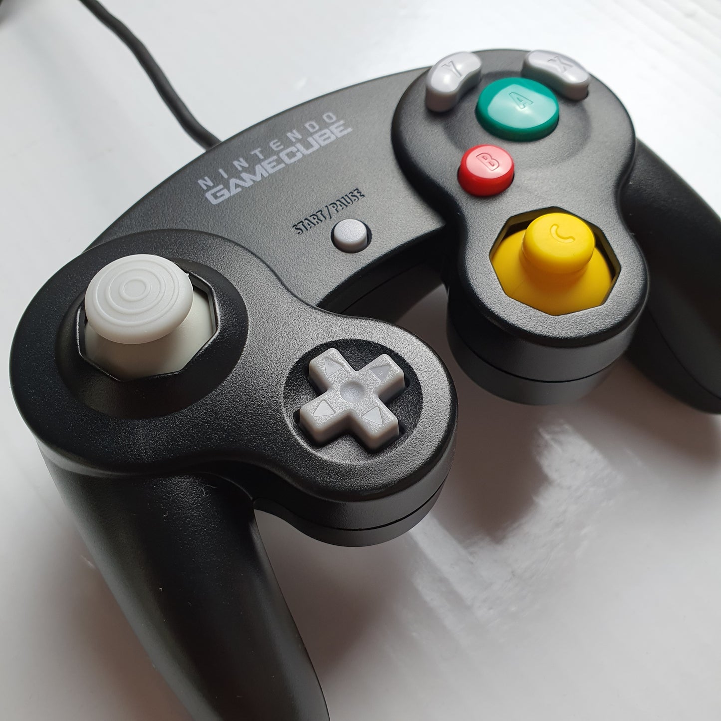 Official Nintendo GameCube Black Wired Controller DOL-003