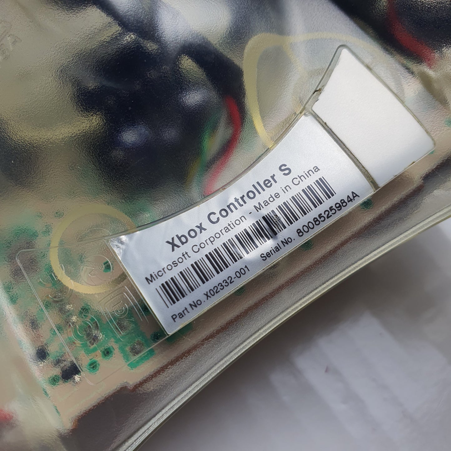 Official Microsoft Xbox (Original) S Wired Crystal Controller