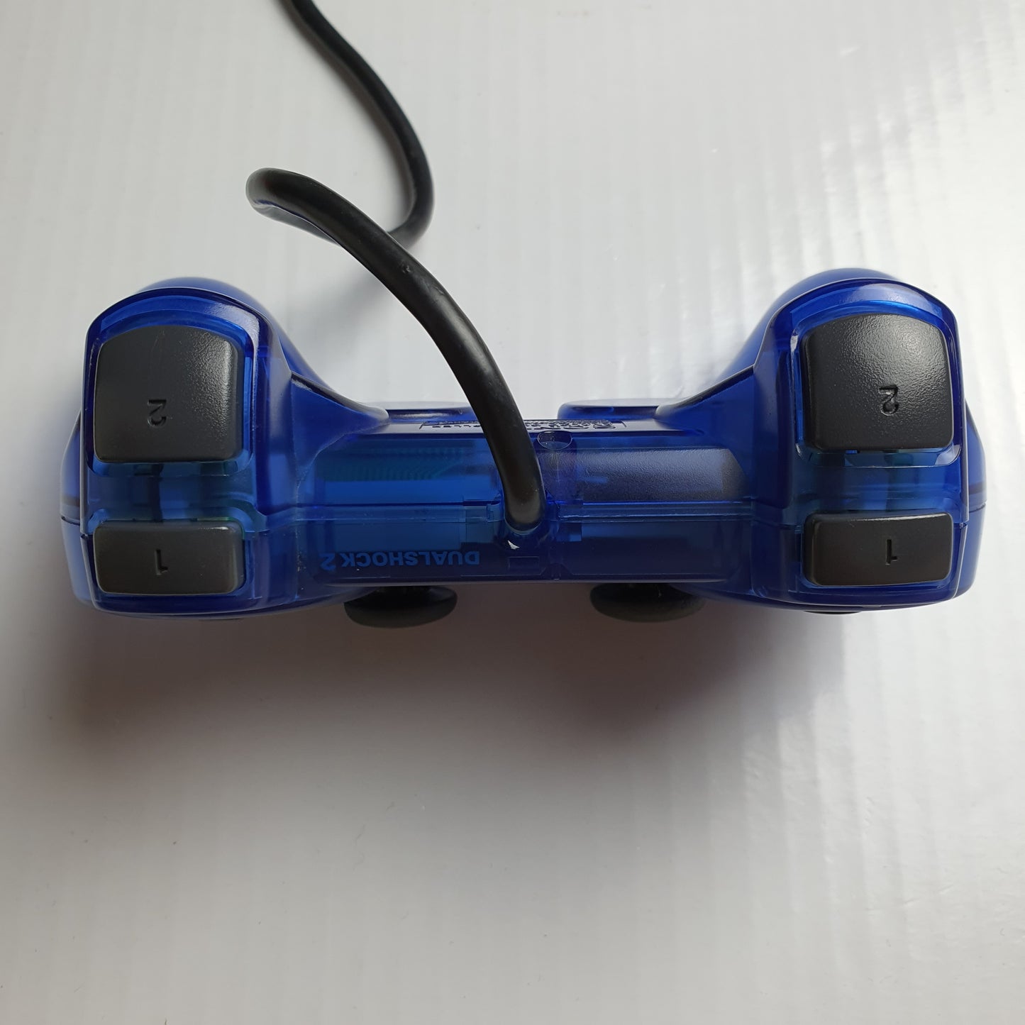 Official Sony PlayStation 2 PS2 Translucent Blue Wired Controller