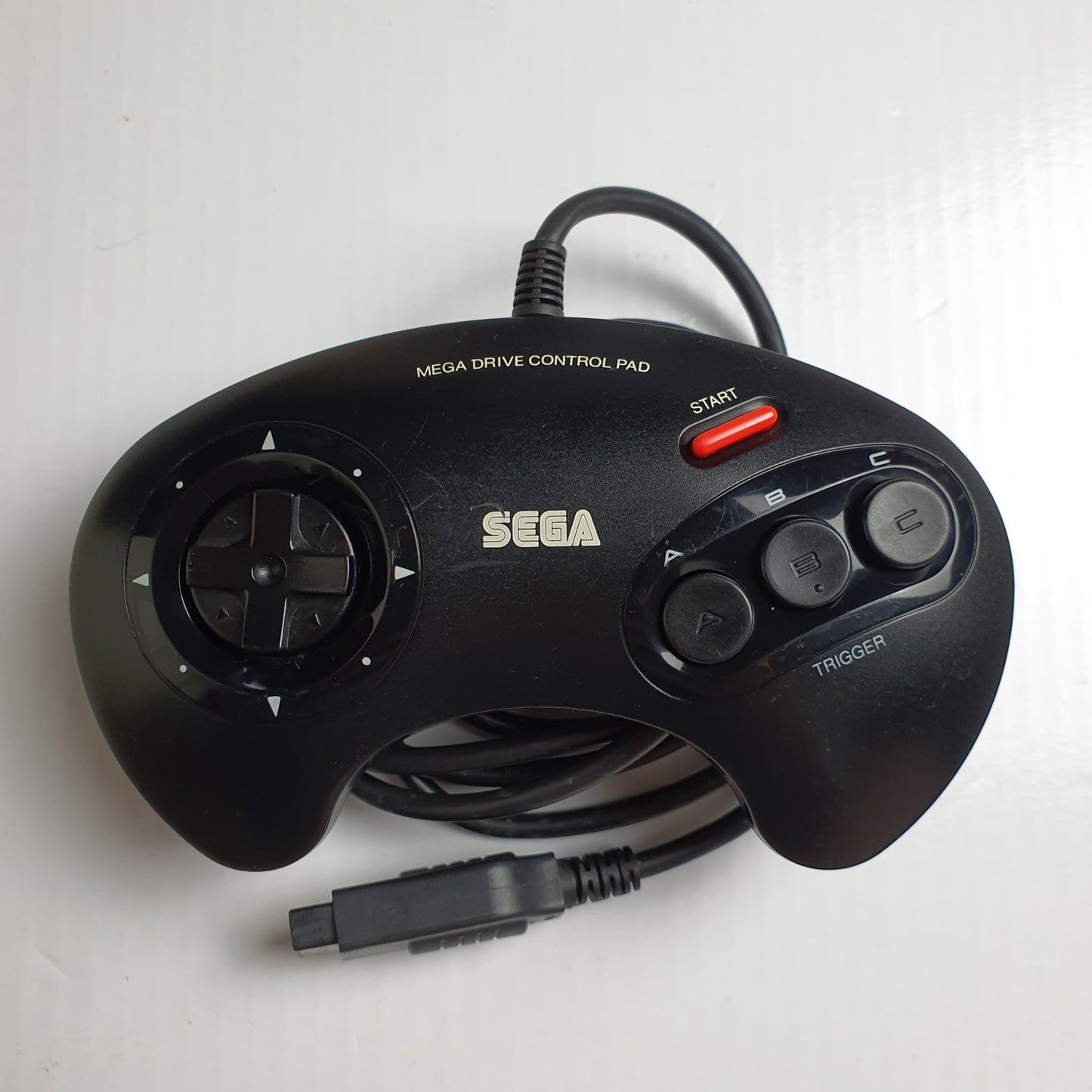 Official Sega Mega Drive Wired Black/Red Controller 1650-50