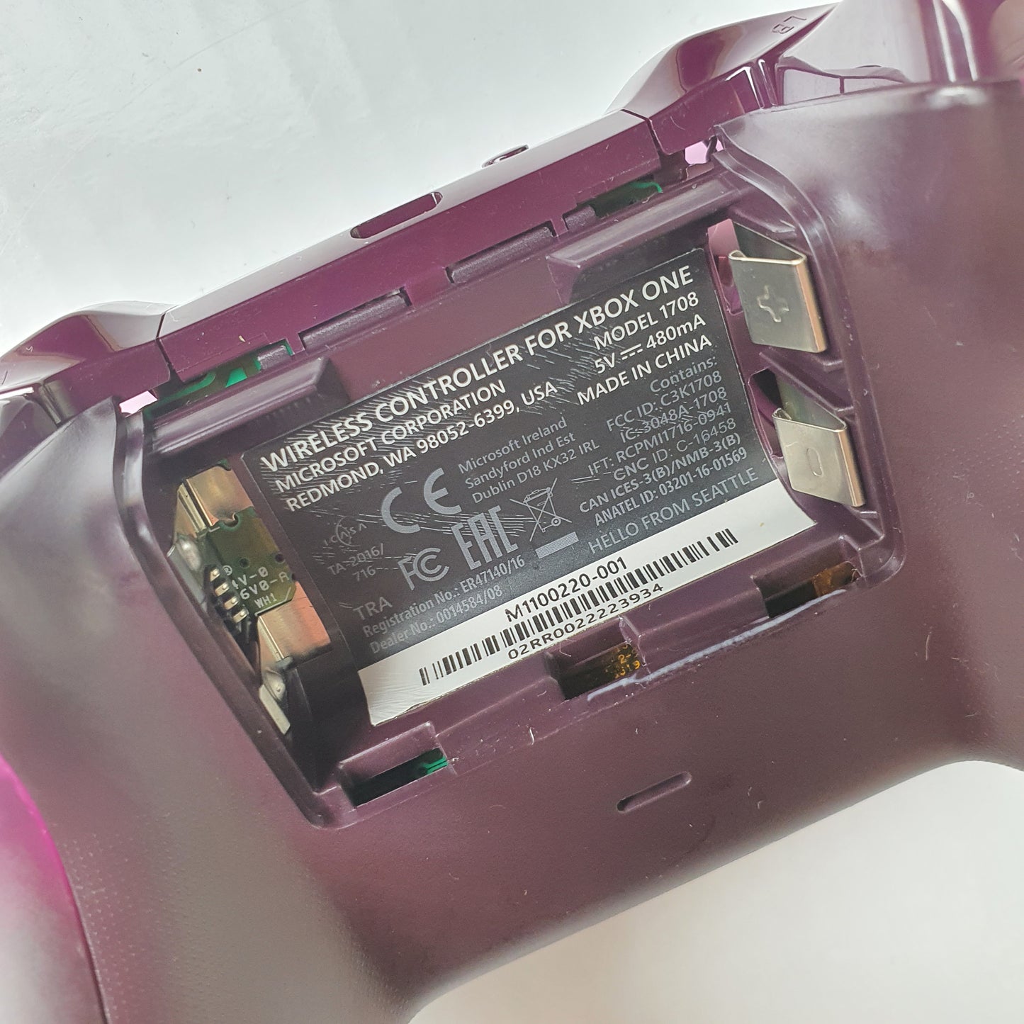 Official Microsoft Xbox Phantom Magenta Wireless Bluetooth Controller 1708