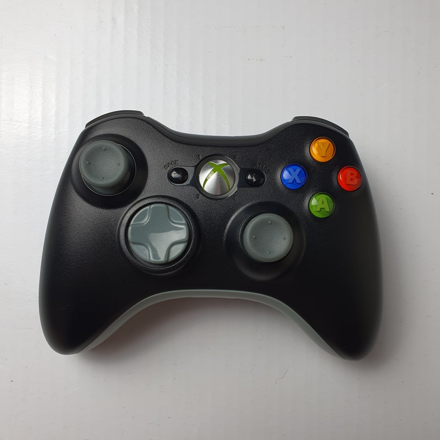 Official Microsoft Xbox 360 Wireless Black Controller