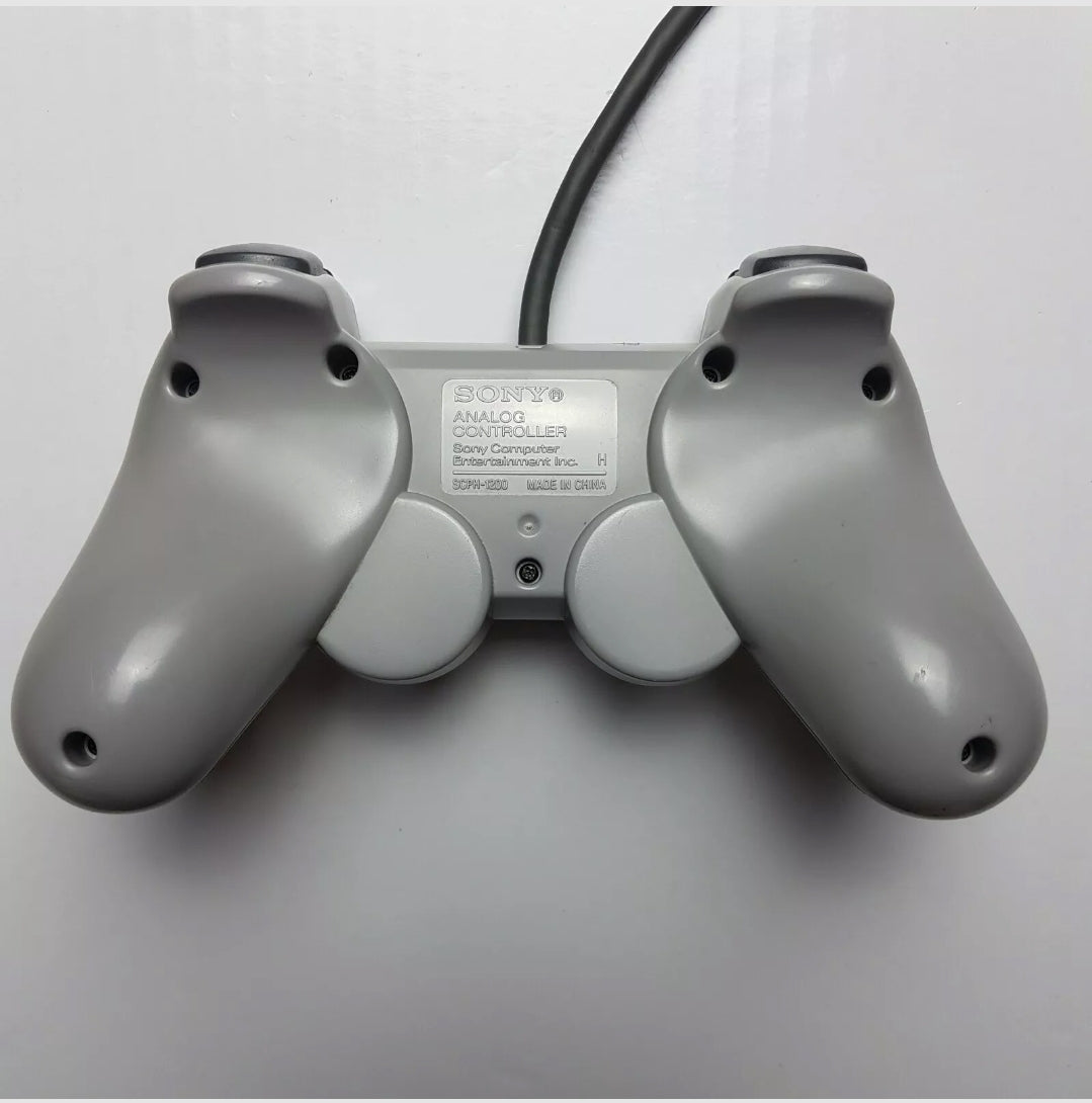 Official Sony PlayStation PS1 DualShock Grey Controller SCPH-1200