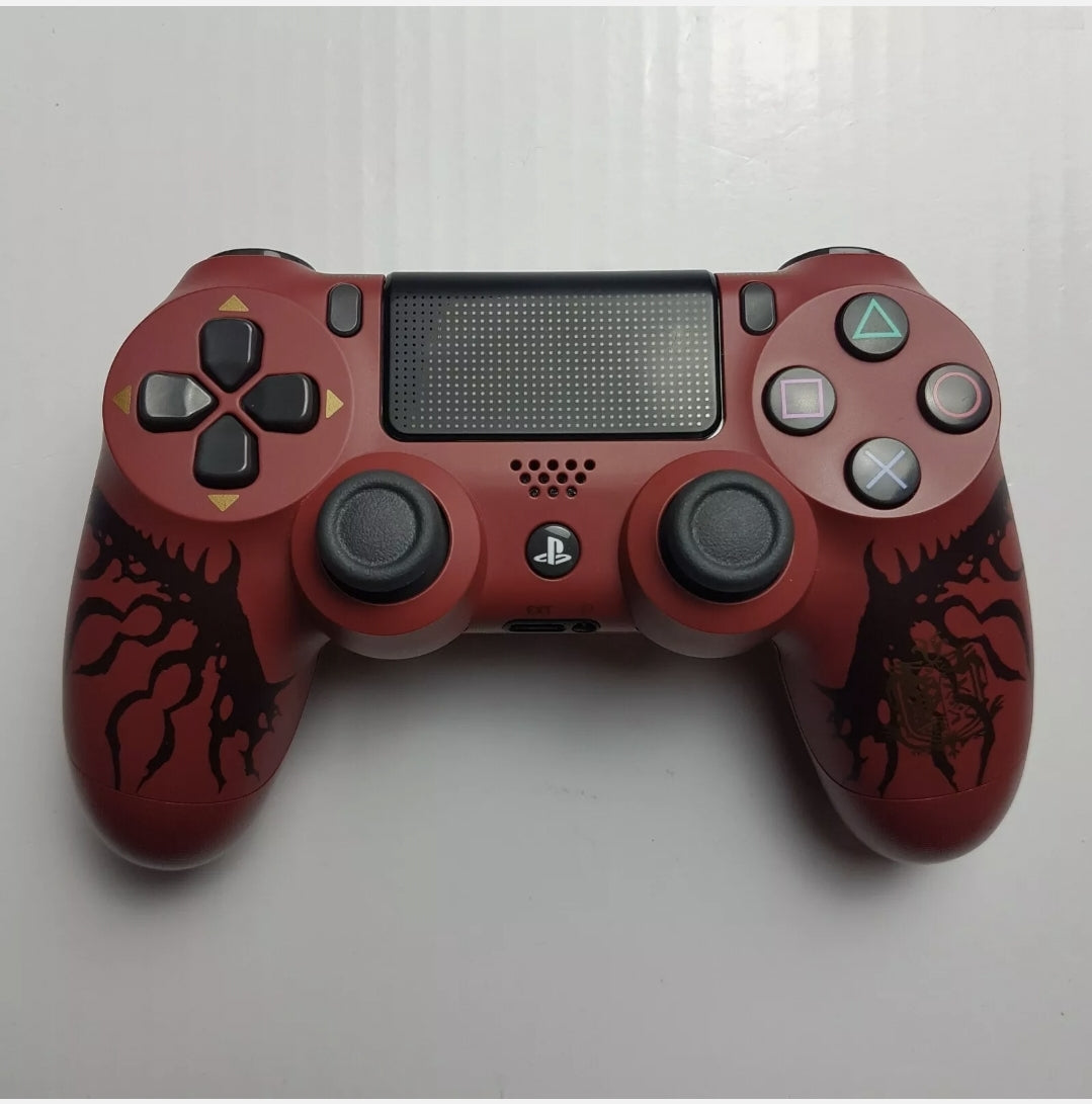 Official Sony PlayStation PS4 DualShock 4 Limited Edition Monster Hunter World Controller JDM-055