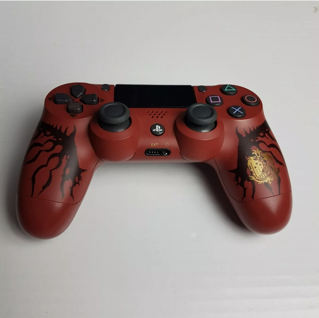 Official Sony PlayStation PS4 DualShock 4 Limited Edition Monster Hunter World Controller JDM-055