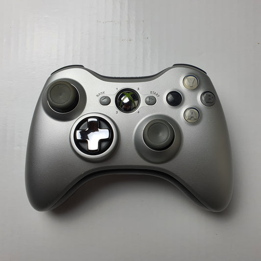 Official Microsoft Xbox 360 Special Edition Silver Wireless Controller