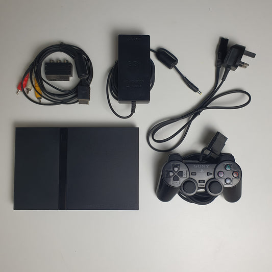 Sony PlayStation 2 PS2 Slim Bundle - Inc. Console, Controller and Cables