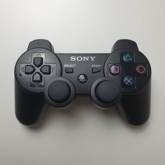 Official Sony PlayStation PS3 DualShock 3 Wireless Black Controller