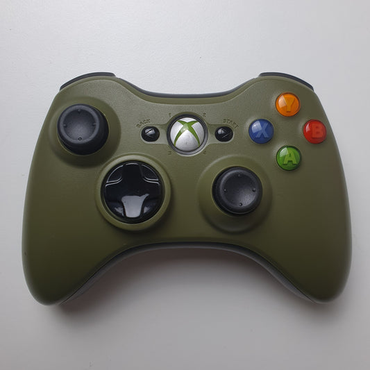 Official Microsoft Xbox 360 Wireless Army Green Controller