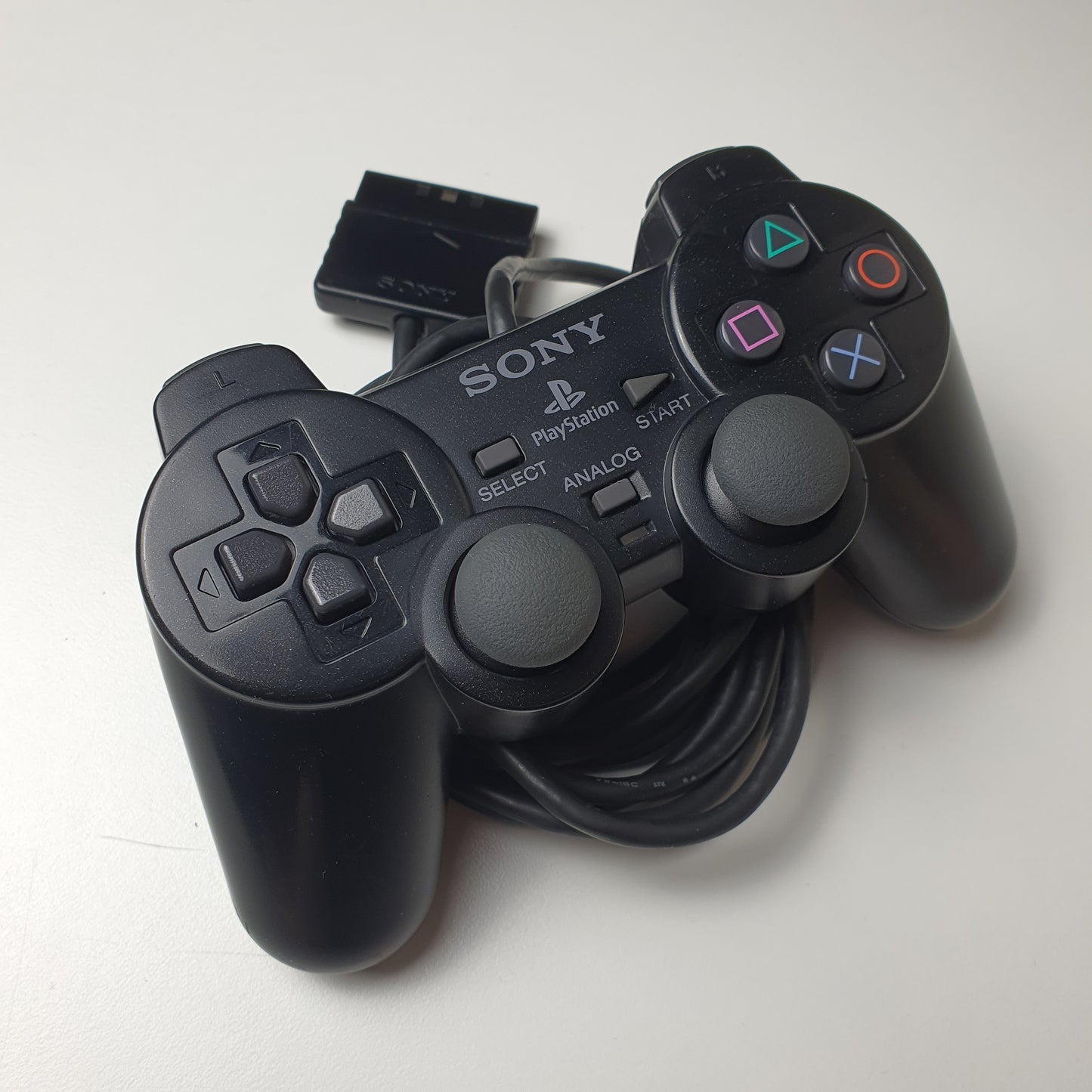 Official Sony PlayStation 2 PS2 DualShock 2 Black Wired Controller