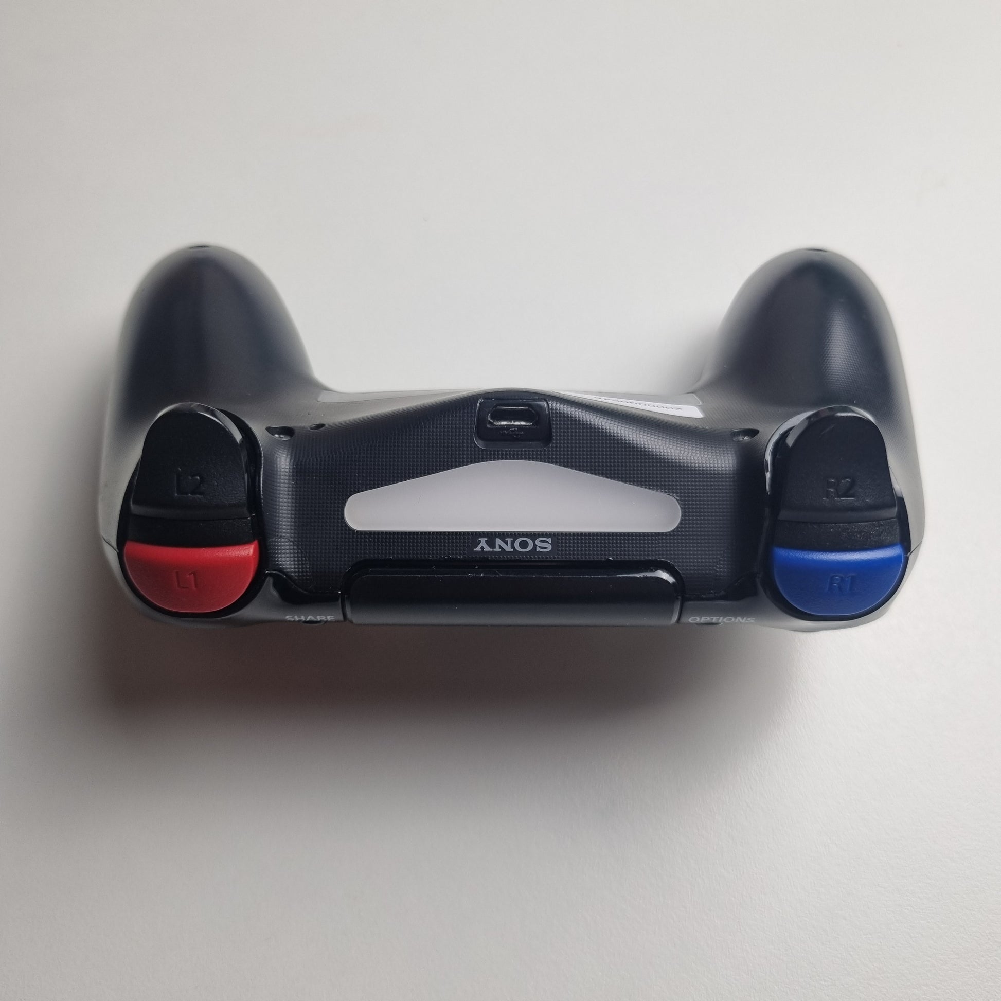 Top of an official Sony PlayStation DualShock 4 refurbished limited edition Star Wars wireless controller