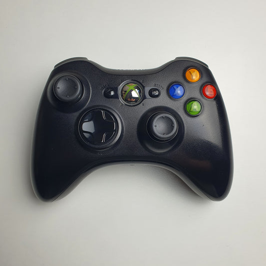 Official Microsoft Xbox 360 'S' Black Wireless Controller