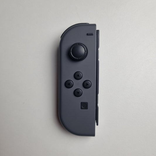 Grey Nintendo Switch Joy-Con on a white background.
