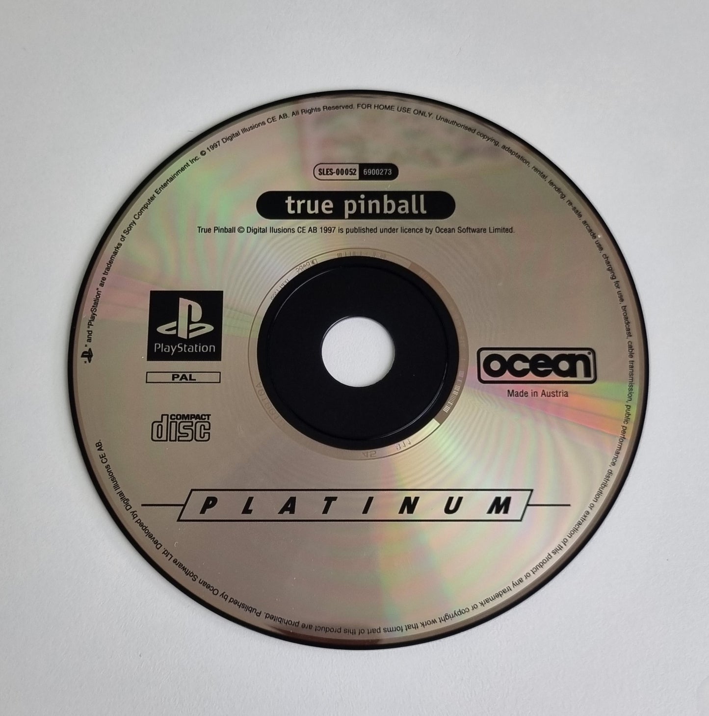 True Pinball | Playstation PS1