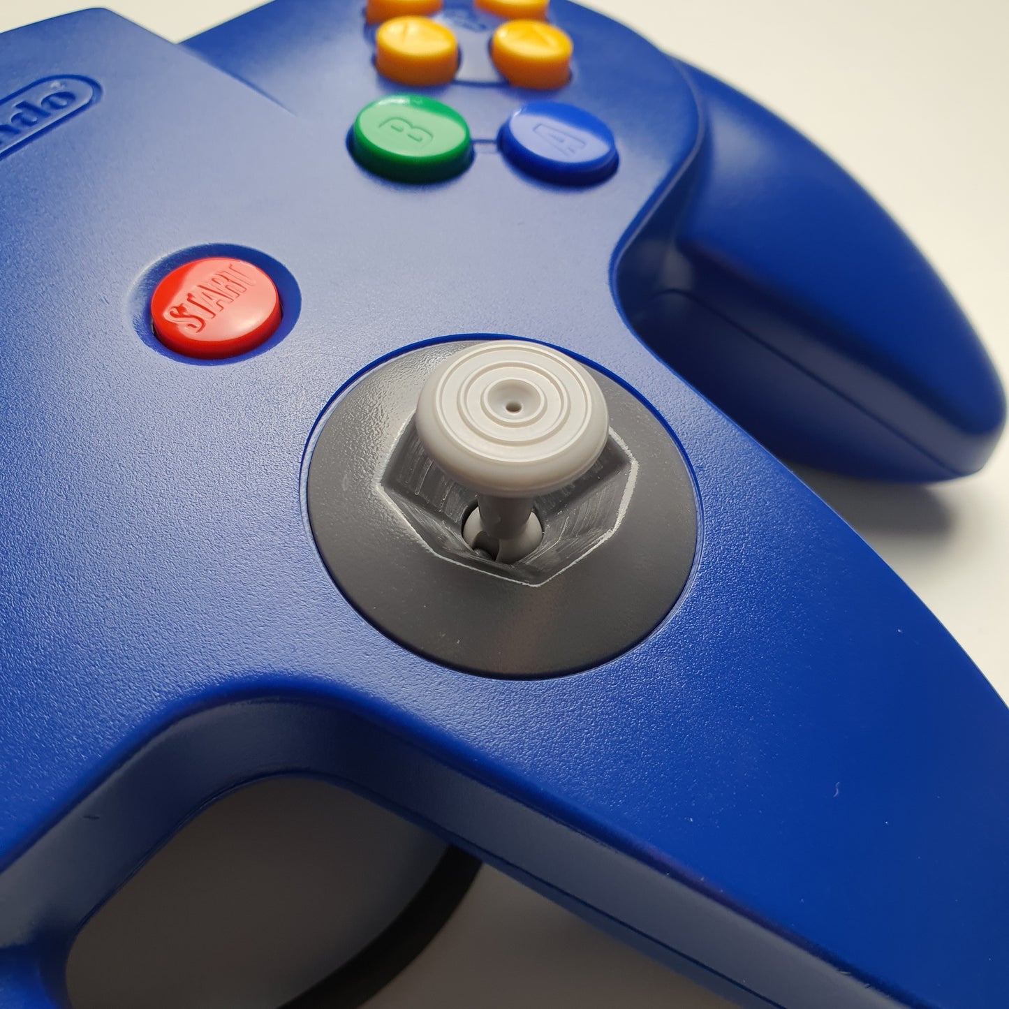 Official Nintendo 64 N64 Blue Wired Controller