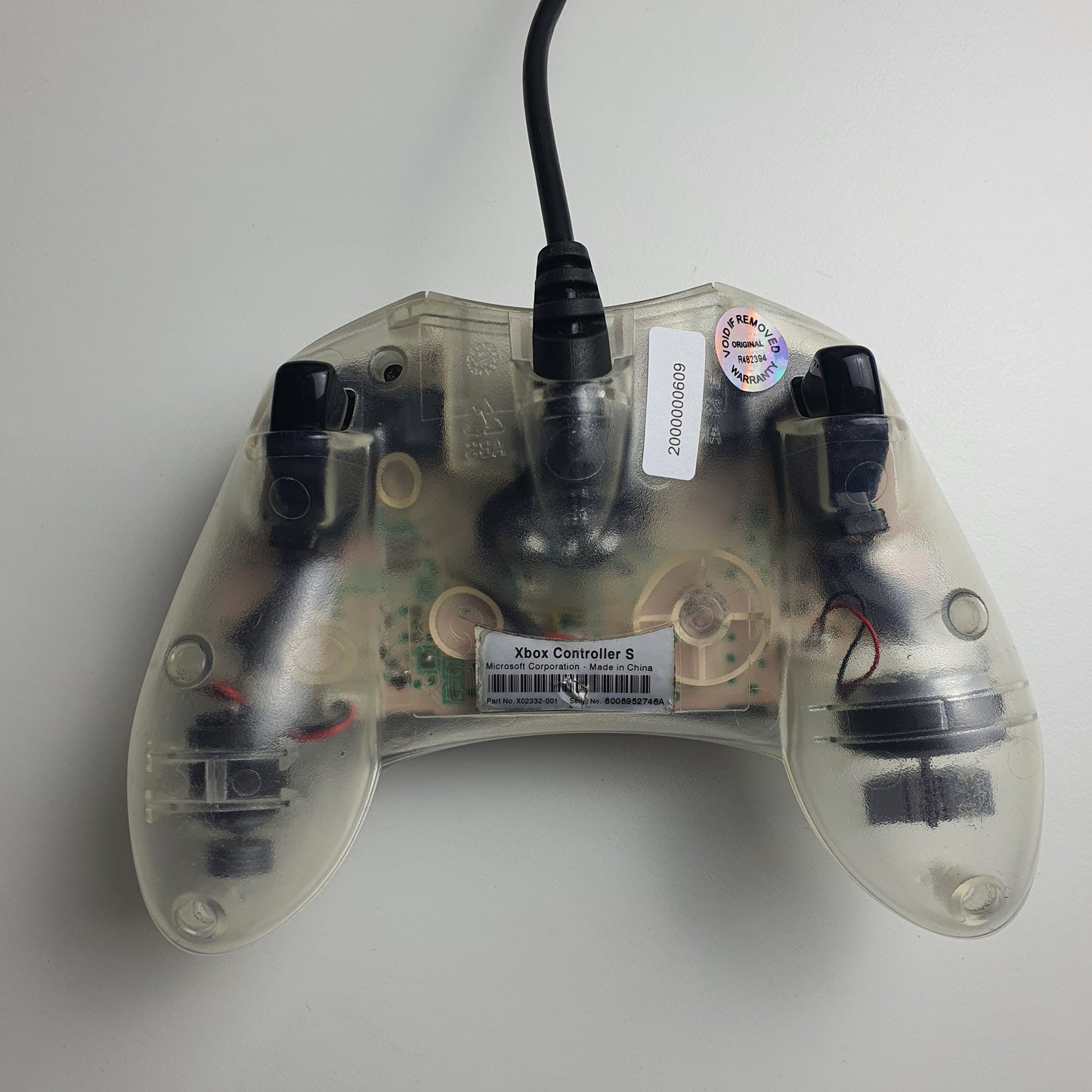 Official Microsoft Xbox (Original) S Crystal Wired Controller