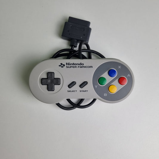 🇯🇵 Official Super Famicom SNES Grey Controller (Japanese Import)