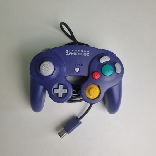 Official Nintendo GameCube Indigo Wired Controller DOL-003