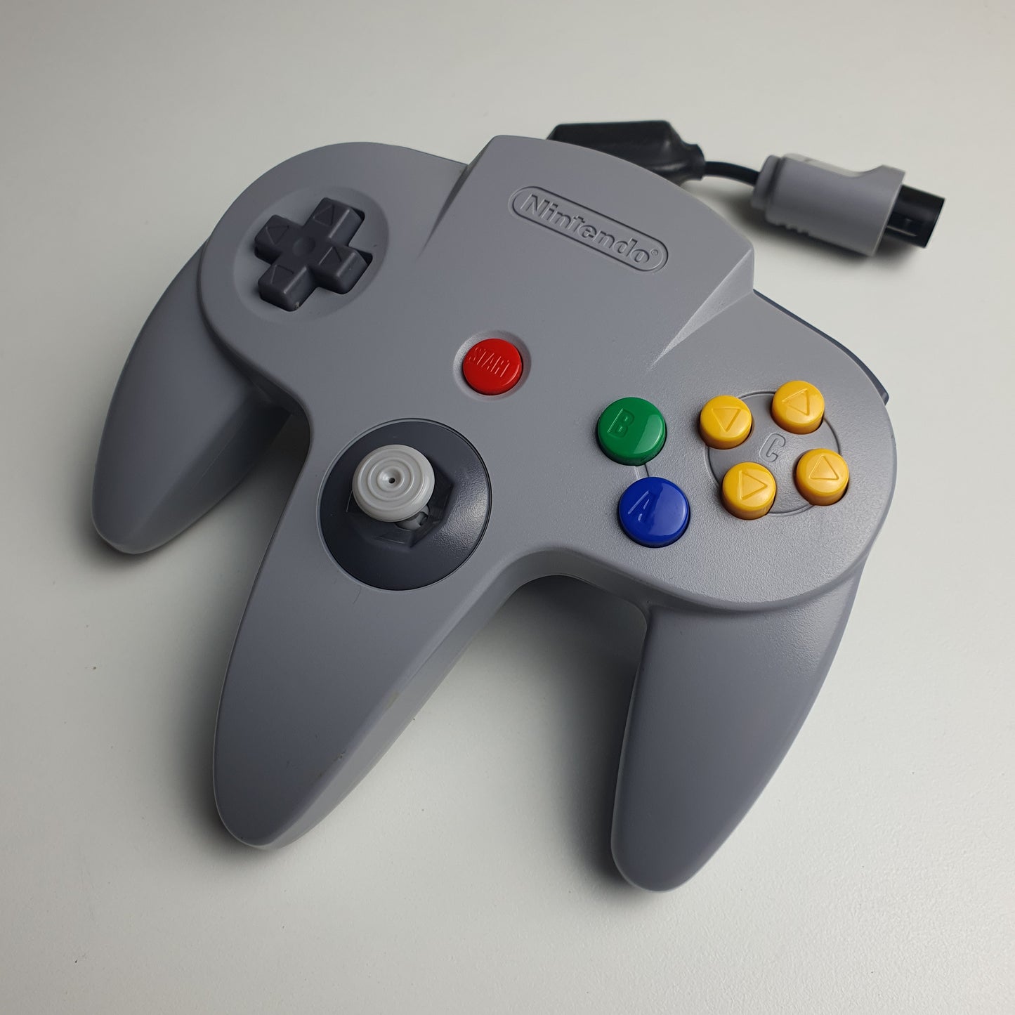 Official Nintendo 64 N64 Grey Wired Controller