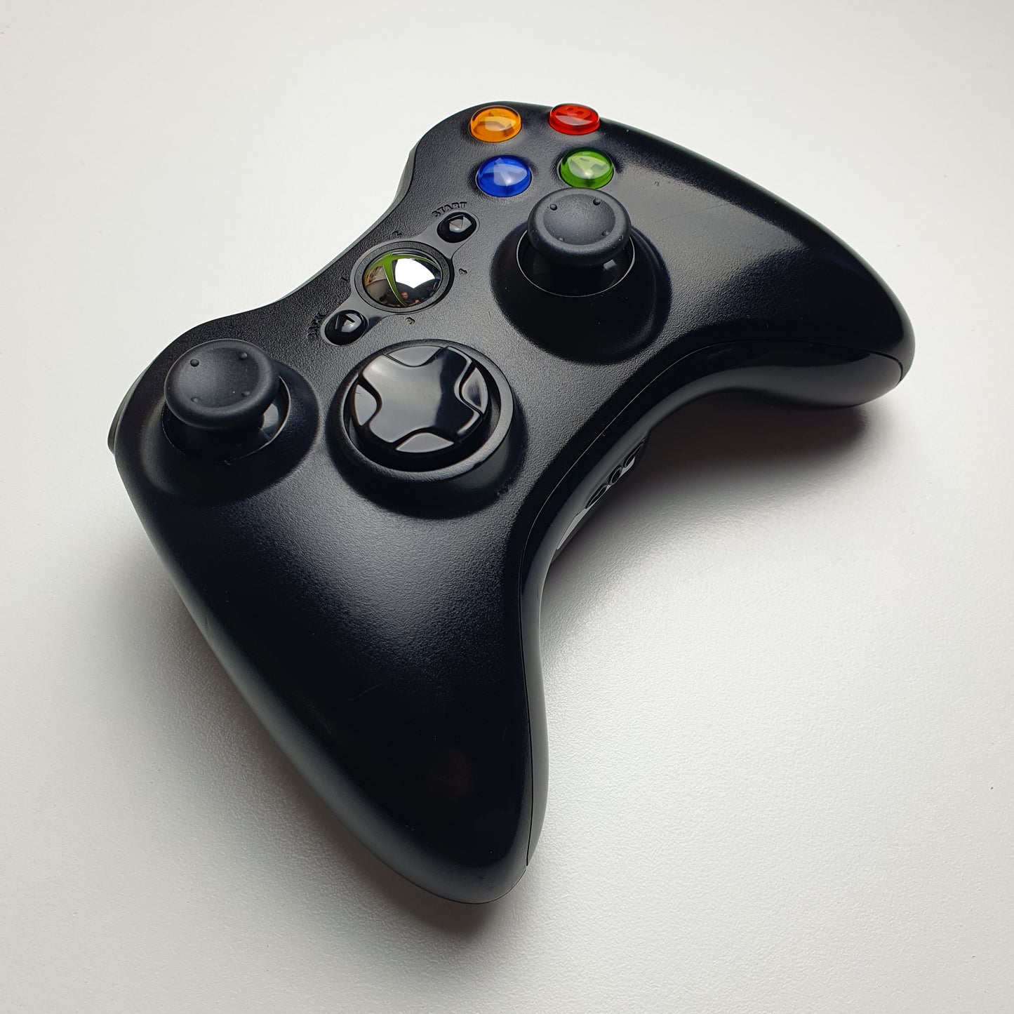Official Microsoft Xbox 360 'S' Black Wireless Controller