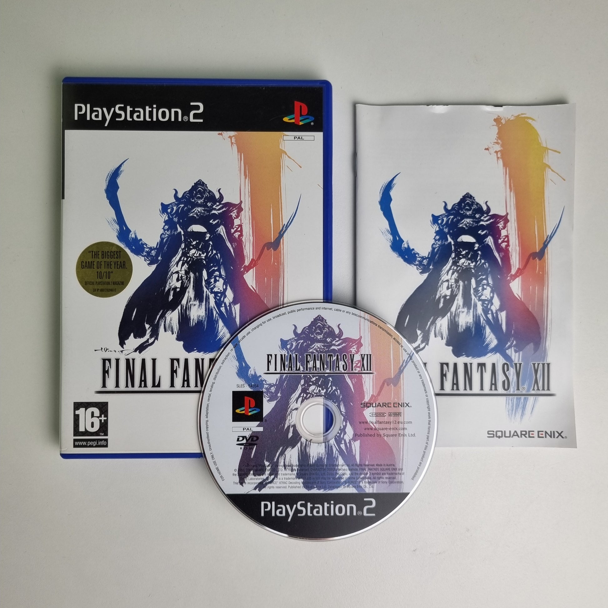 PlayStation 2 game case and disc titled 'Final Fantasy XIII' on a light gray background