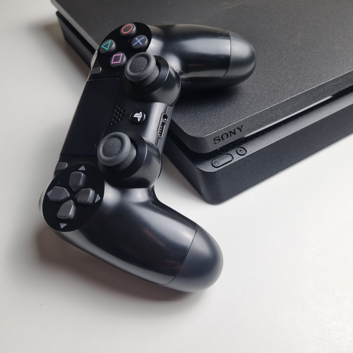 Sony PlayStation 4 PS4 Slim 500GB Black Console Bundle - Inc. Console, Controller and Cables