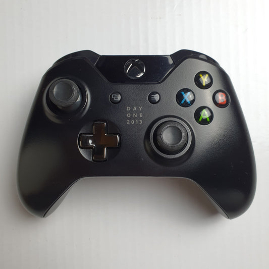 Official Microsoft Xbox One 'Day One 2013' Edition Black Wireless Controller 1537