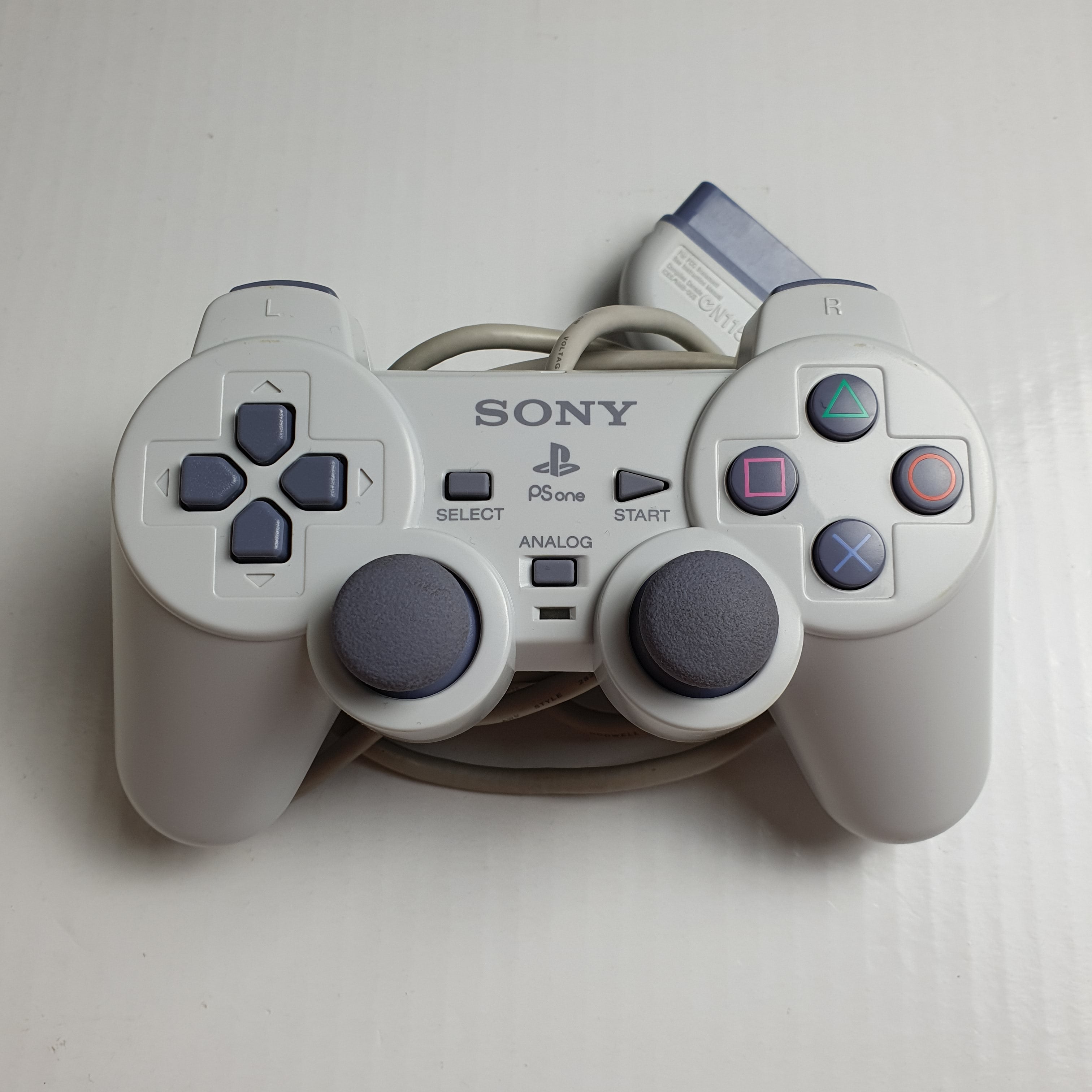 Official Sony PlayStation PS1 DualShock White Controller – Dogghead Tech.