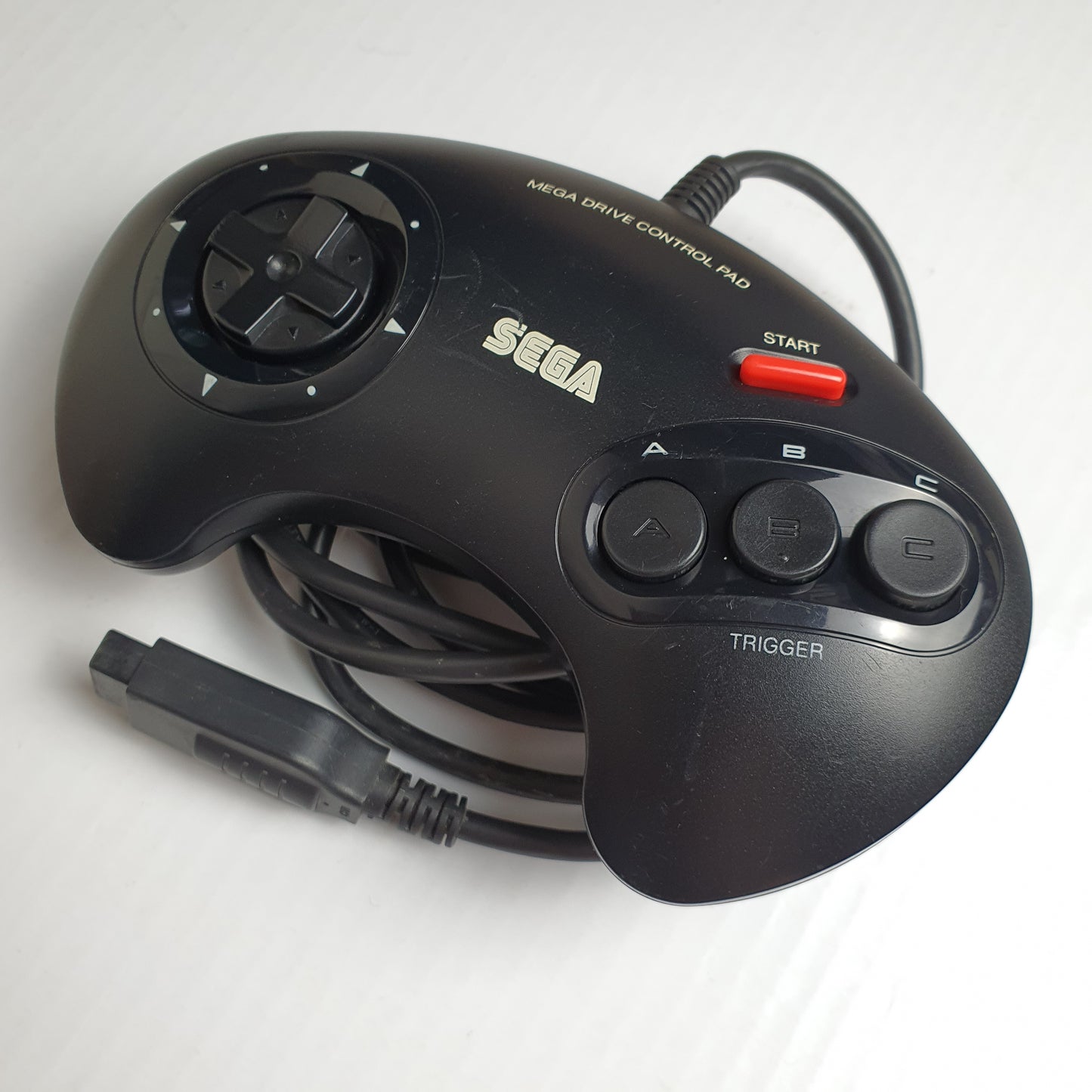 Official Sega Mega Drive Wired Black/Red Controller 1650-50