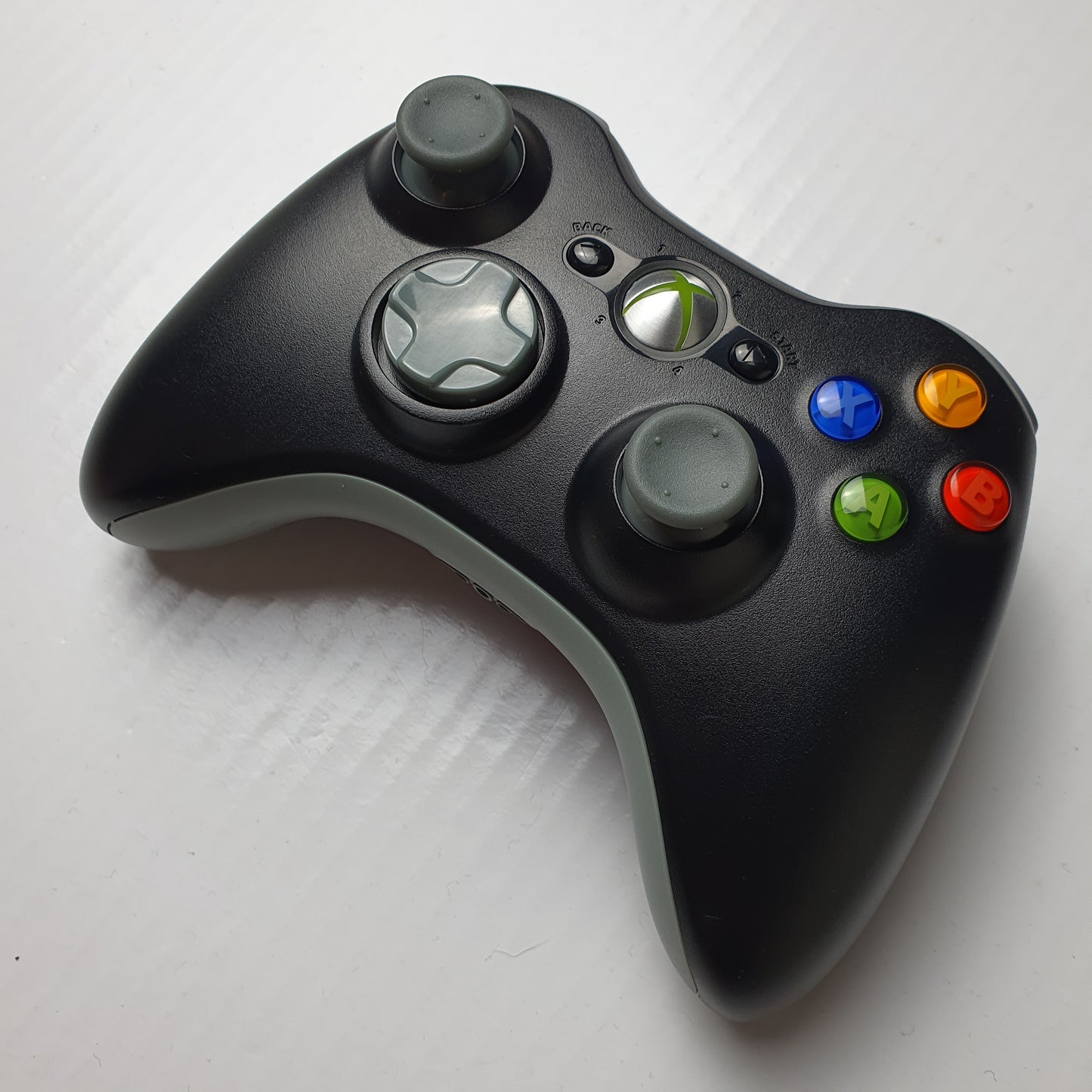 Official Microsoft Xbox 360 Wireless Black Controller