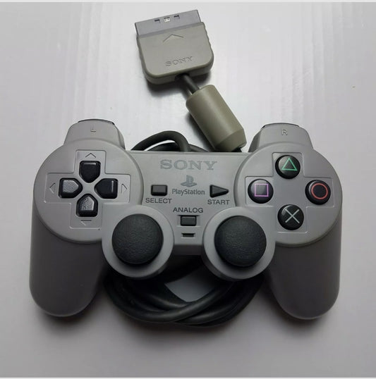 Official Sony PlayStation PS1 DualShock Controller Grey